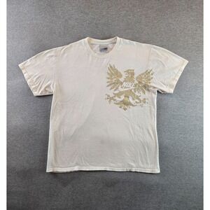 Vintage Nike T Shirt Mens XL White Eagle Short Sleeve‎ Graphic Swoosh Tee Y2K